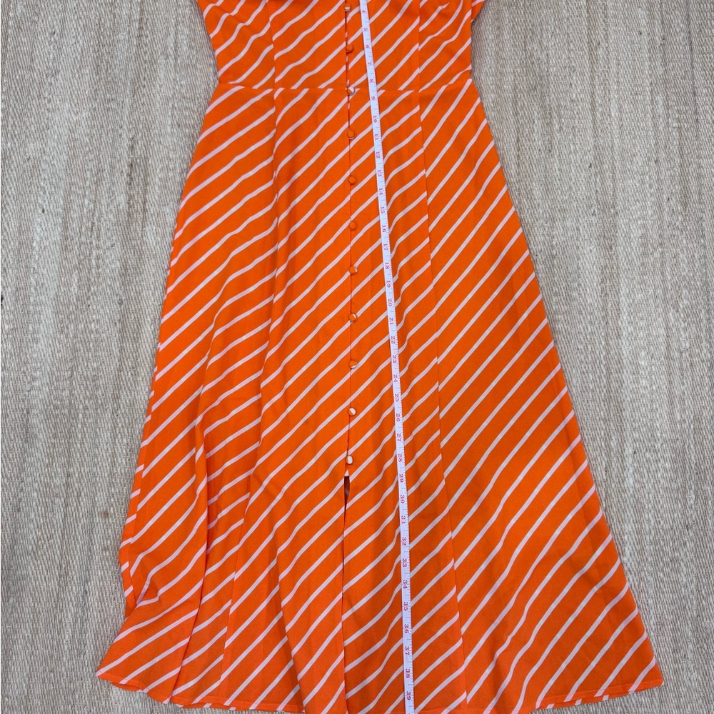 Warehouse Orange Strap Dress - Picture 14 of 14
